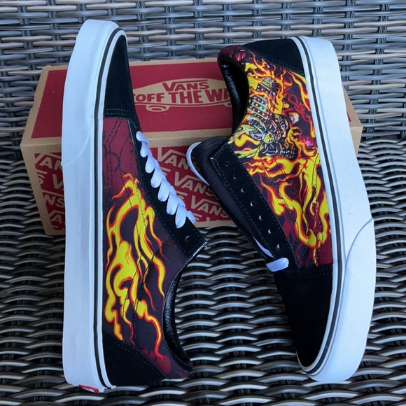 Vans Old Skool Samurai Rising Black/True White MENS - Picture 12 of 16